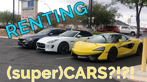 renting supercars in vegas